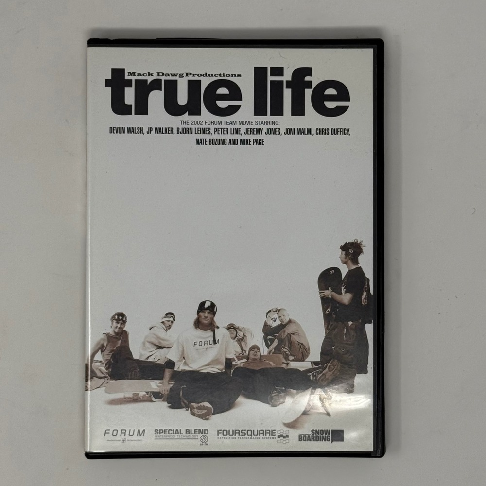True Life Mack Dawg Productions Snowboarding DVD Forum Team Movie 2002 JP Walker